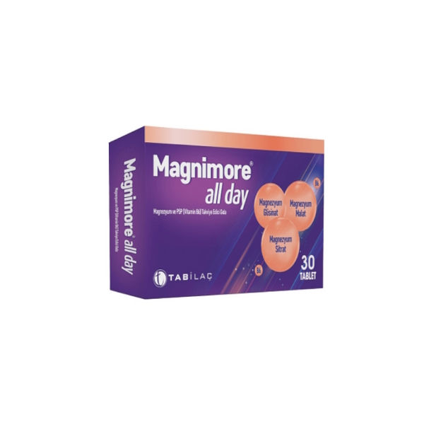 Magnimore All Day Takviye Edici Gıda 30 Tablet - 1