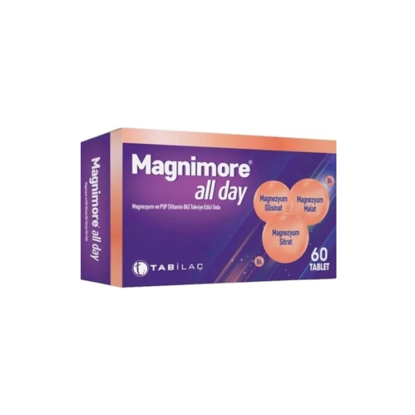 Magnimore All Day Takviye Edici Gıda 60 Tablet - 1