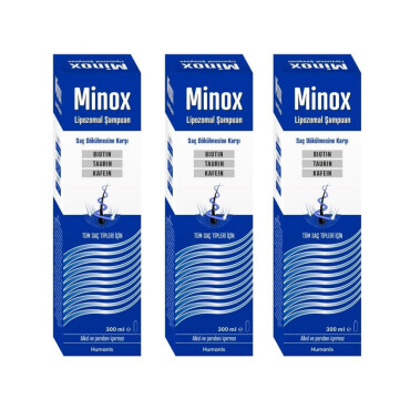 Minox Lipozomal Şampuan Saç Dökülmesi Karşıtı 3x300ml - 2