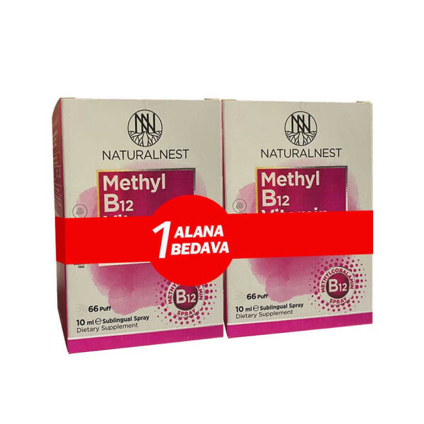 Naturalnest Methyl B12 Vitamin 2x10ml Dilaltı Sprey - 1