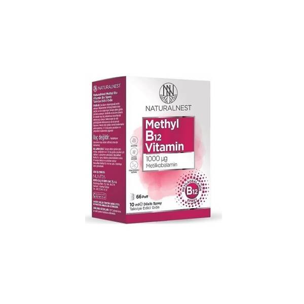 Naturalnest Methyl B12 Vitamin Dilaltı Sprey 10ml - 1