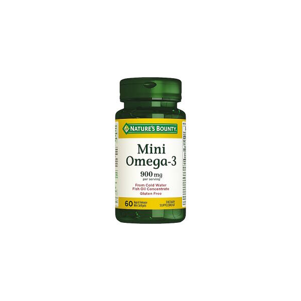 Nature's Bounty Mini Omega-3 900mg 60 Kapsül - 1