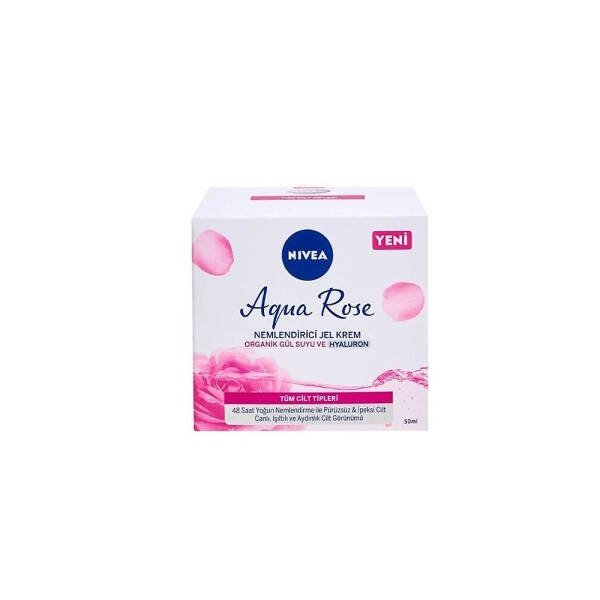 Nivea Aqua Rose Tüm Cilt Tipleri İçin Nemlendirici Jel Krem 50ml - 1