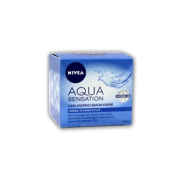 Nivea Aqua Sensation Normal ve Karma Ciltler İçin Canlandırıcı Bakım Kremi 50ml - 1