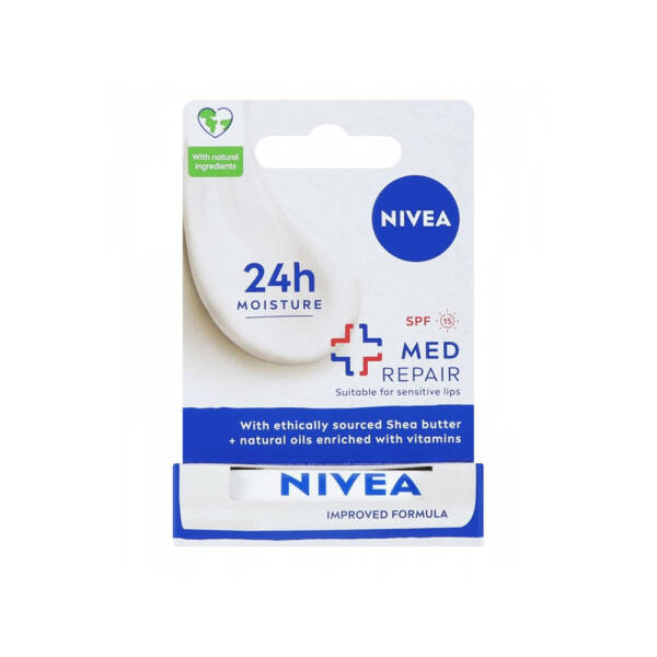 Nivea Med Repair Dudak Bakım Kremi SPF15 4.8g - 1