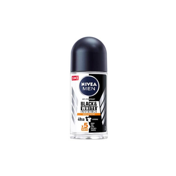 Nivea Men Black White Invisible Anti Perspirant Roll-on 50ml - 1