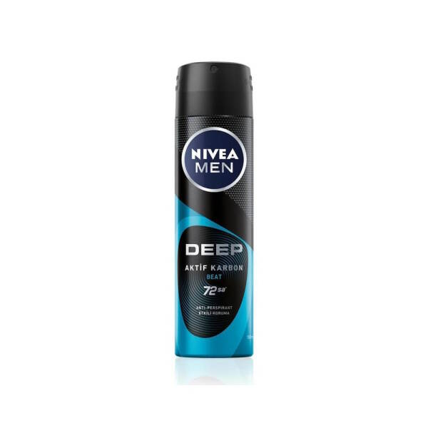 Nivea Men Deep Aktif Karbon Beat Anti-Perspirant Deodorant 150ml - 1