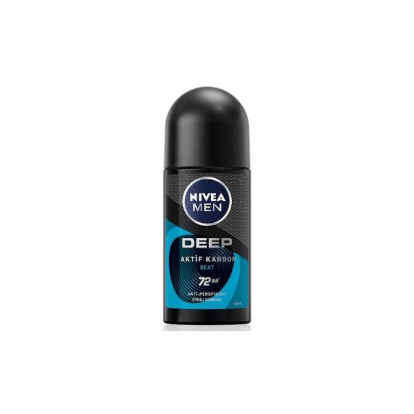 Nivea Men Deep Aktif Karbon Beat Anti-Perspirant Roll-on 50ml - 1