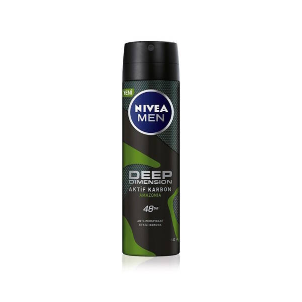 Nivea Men Deep Dimension Aktif Karbon Amazonia Anti-Perspirant Deodorant 150ml - 1