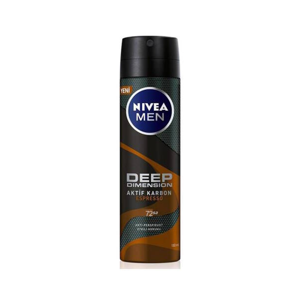 Nivea Men Deep Dimension Aktif Karbon Espresso Anti-Perspirant Deodorant 150ml - 1