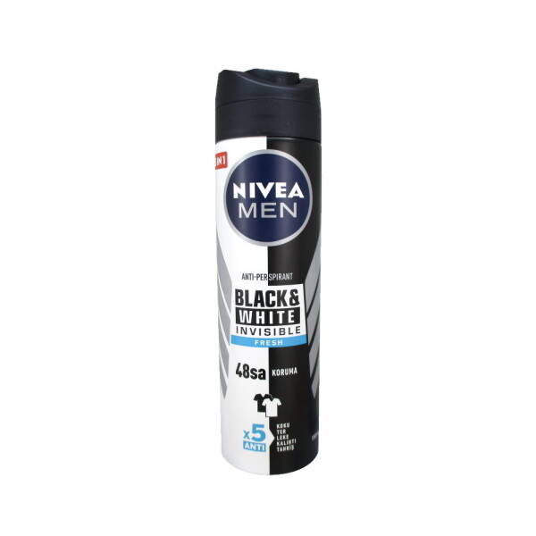 Nivea Men Invisible Deodorant Sprey Fresh 150ml - 1