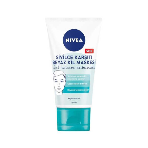 Nivea Sivilce Karşıtı Beyaz Kil Maskesi 150ml - 1