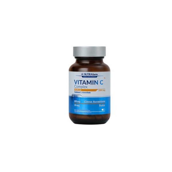 Nutrafarm Vitamin C Complex 1000mg 60 Kapsül - 1