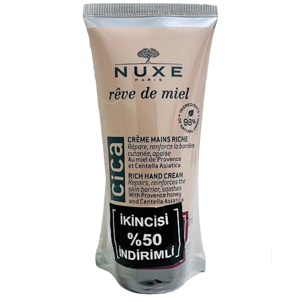 Nuxe Reve de Miel Cica Yoğun Bakım El Kremi 2x50ml - 1