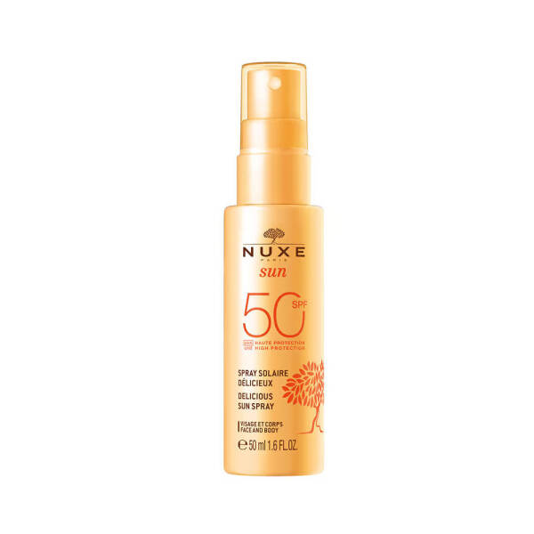 Nuxe Sun Delicious Güneş Koruyucu Yüz ve Vücut Spreyi SPF50 50ml - 1