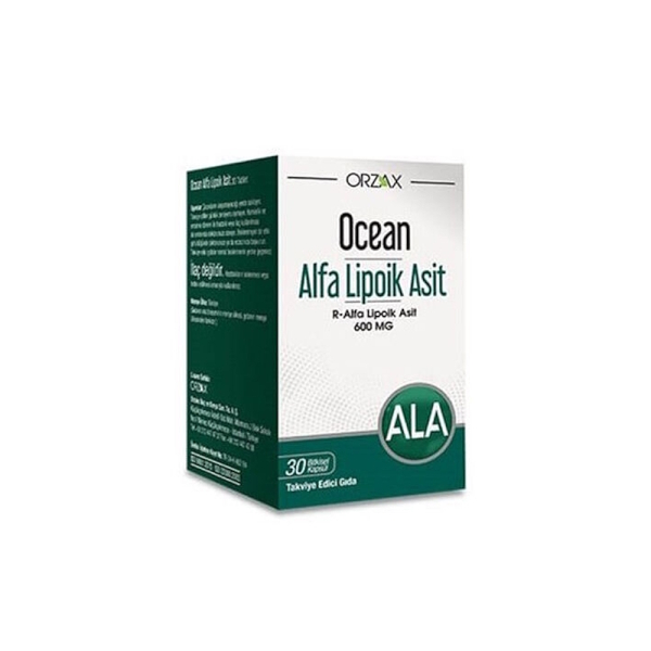 Ocean Alfa Lipoik Asit 600mg 30 Kapsül Takviye Edici Gıda - 1