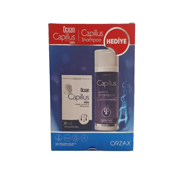 Ocean Capillus Men 60 Tablet + Capillus Shampoo 200ml Hediye - 1