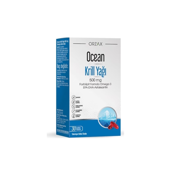 Ocean Krill Oil 500mg 30 Kapsül - 1