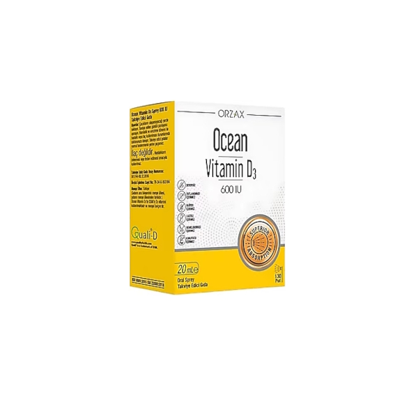 Ocean Vitamin D3 600 IU Oral Spray 20ml - 1