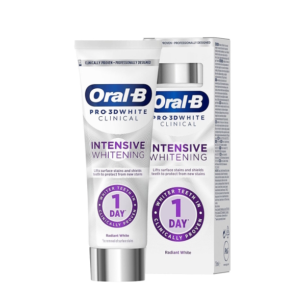 Oral-B Pro-3D White Clinical Beyaz Yoğunluk Diş Macunu 75ml - 1