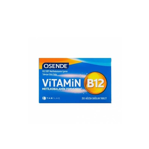 Osende Vitamin B12 Takviye Edici Gıda 30 Tablet - 1