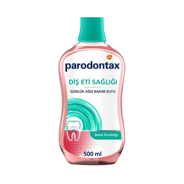 Paradontax Diş Eti Sağlığı Günlük Ağız Bakım Suyu 500ml Nane Ferahlığı - 1