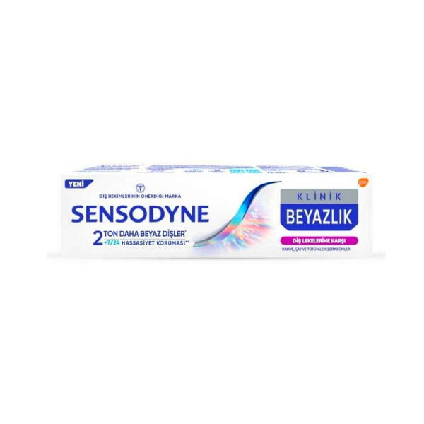 Sensodyne Klinik Beyazlık Diş Lekelerine Karşı Diş - 1