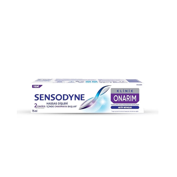 Sensodyne Klinik Onarım Aktif Beyazlık Diş Macunu 75 ml - 1