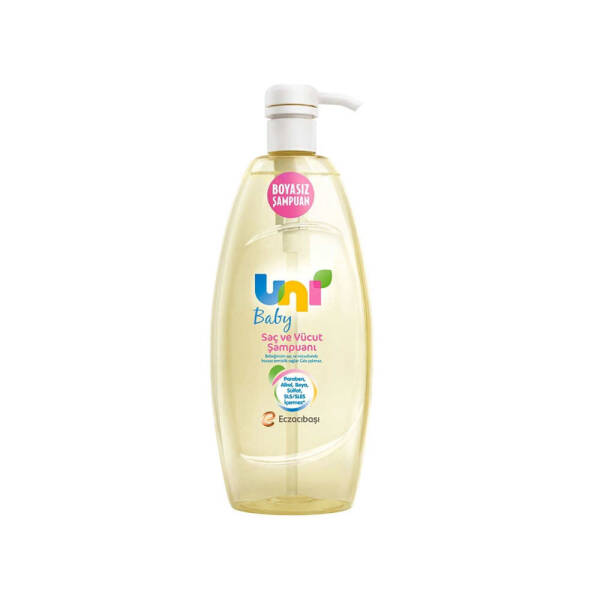 Uni Baby Boyasız Saç ve Vücut Şampuanı 700ml - 1