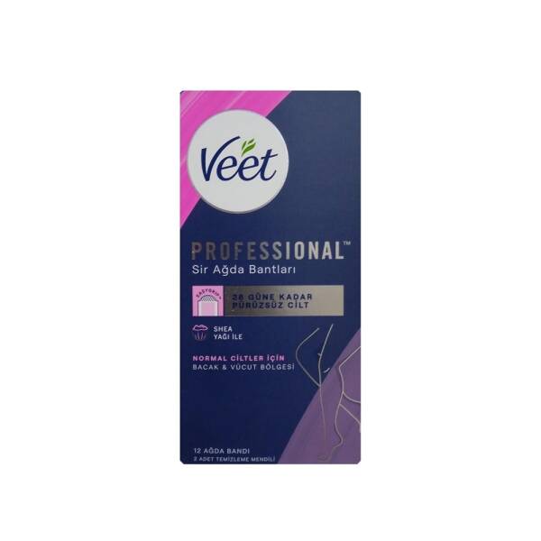 Veet Professional Sir Ağda Bantları 12 Adet - 1