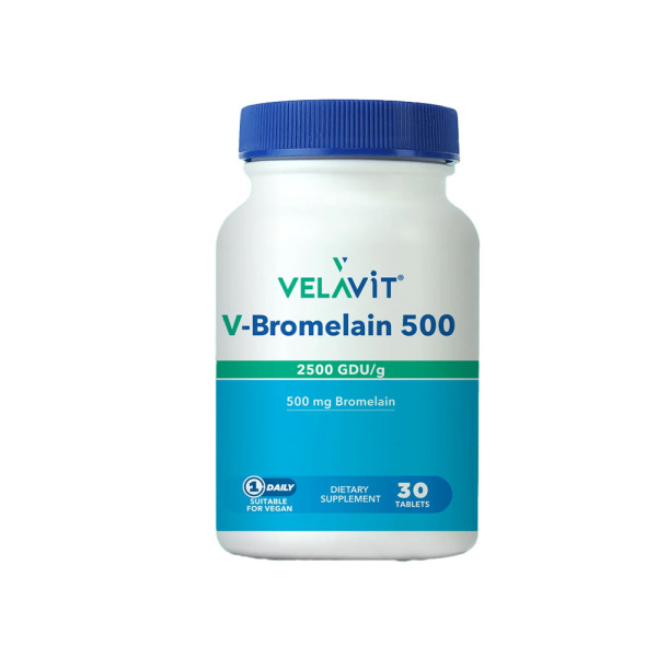 Velavit V-Bromelain 500 30 Tablet - 1