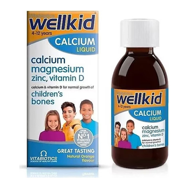 Vitabiotics Wellkid Calcium Liquid Takviye Edici Gıda 150ml - 1