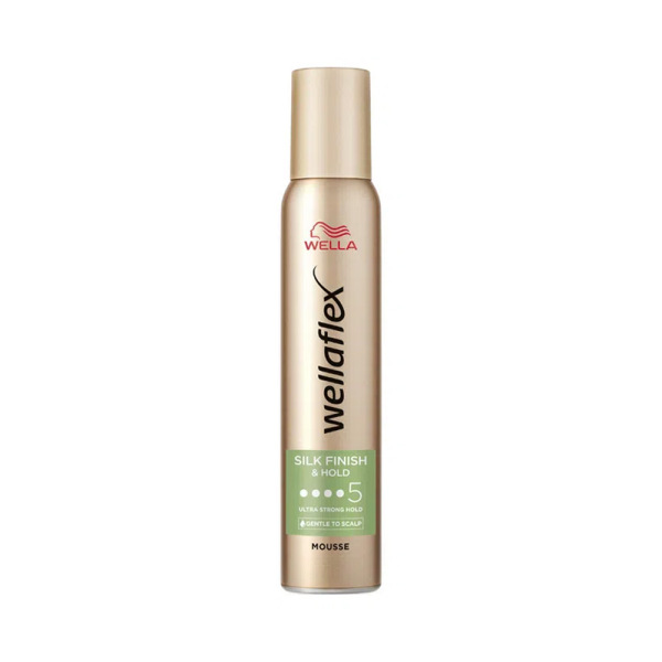 Wella Wellaflex Silk Finish and Hold Ultra Strong Hold Saç Köpüğü 200ml - 1